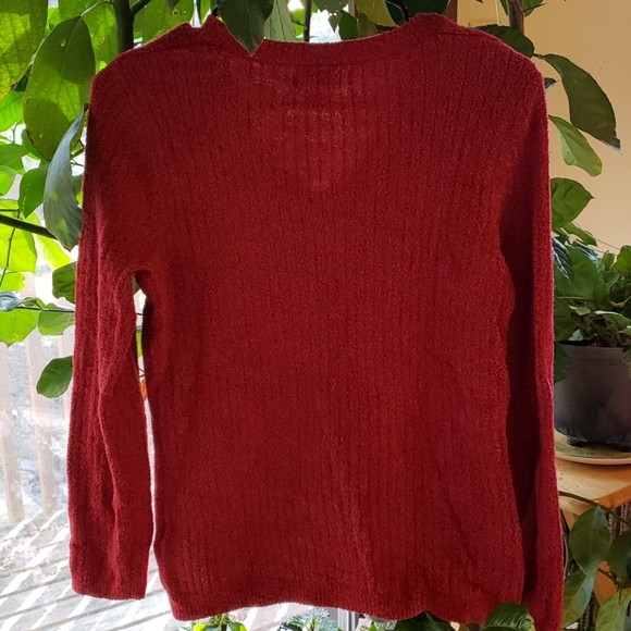 Croft & Barrow Fuscia Sweater - Picture 3 of 3